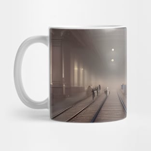 Middle Ages Train Station Mug